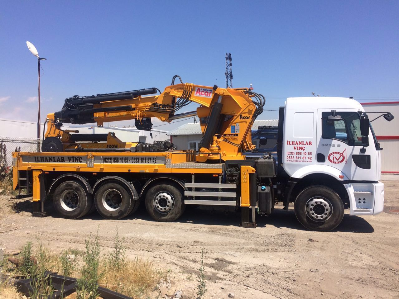 Kiralık Vinçli Kamyon 40 Ton Kiralık Vinçli Kamyon